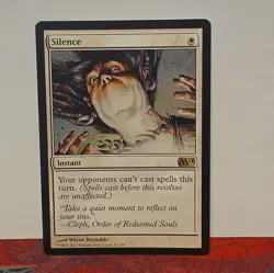 Magic: The Gathering Silence Instant Rare Core Set 2010 M10 31 White Regular - Image 1