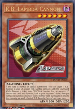 DOOD-EN090 R.B. Lambda Cannon Starlight Rare 1st Ed YuGiOh Preorder - Image 1