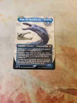 Eluge, The Shoreless Sea Borderless Bloomburrow MTG LP - Image 1
