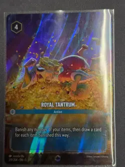 Lorcana - Royal Tantrum (Enchanted) - Shimmer Skies 219/204 - Image 1