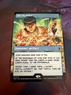 The Ten Rings (Borderless) Marvel Super Heroes Regular M 313 MTG - Image 1