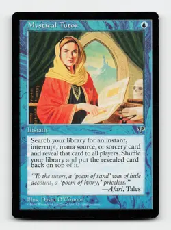 Mystical Tutor Uncommon Mirage Magic: The Gathering Cards - Image 1
