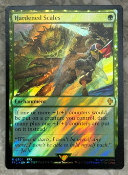 Hardened Scales Surge Foil 307 MTG Final Fantasy FIC NM X1 - Image 1
