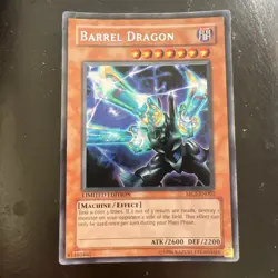 Yugioh Barrel Dragon MC1-EN002 Secret Rare Limited Edition LP - Image 1