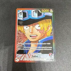 Sabo AA Leader OP13-004 Carrying on His Will One Piece TCG NM, English - Image 2
