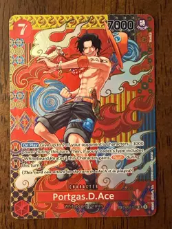 Portgas.D.Ace (SP) OP02-013 One Piece Two Legends - SUPER RARE NM - Image 1