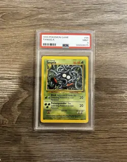 PSA 9 Tangela Pokemon Card 66/102 Base Set 1999 Mint Freshly Graded - Image 1