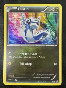 Dratini 2/20 Dragon Vault Holo Rare Pokemon Card NM - Image 1
