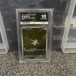 Ace 10 Slakoth 212/191 Surging Sparks Illustration Rare Pokemon TCG Card - Image 1