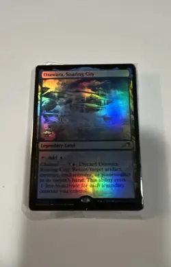 Otawara, Soaring City MTG Neo Dynasty Prerelease Cards Foil In Cello - Image 1