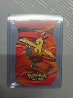 2003 Topps Pokemon Advanced Combusken Stage Two Embossed Card 8/18 - Image 1