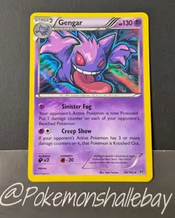 Gengar 60/162 - BREAKthrough *NM* Holo Rare Pokemon Card - Image 1