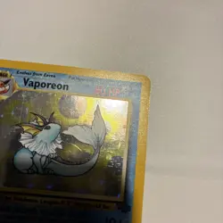 Vaporeon 1st Edition Holo Rare Jungle 12/64 Pokemon Card , great condition, 1999 - Image 3