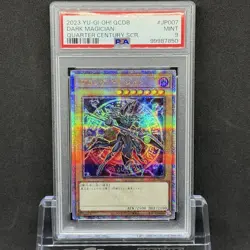 PSA 10 Yugioh Japanese Card QCDB-JP007 Dark Magician Quarter Century SCR - Image 1