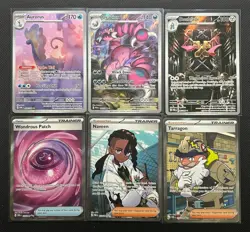Pokemon TCG Perfect Order IR & Full Art 6-Card Lot - Aurorus Drapion Doublade + - Image 1