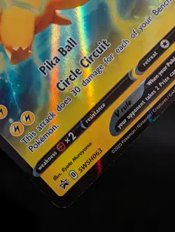 Pikachu V SWSH063 SWSH: Sword & Shield Promo Cards Holo - Image 3
