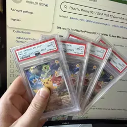 PSA 10 Pikachu 001/SV-P Scarlet & Violet Promo 2022 (Japanese Pokemon Card) - Image 2