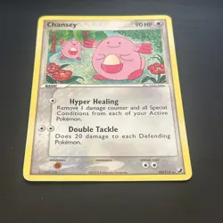 Chansey 20/115 2005 EX-Unseen Forces Pokemon Card Regular 2005 - LP - Image 2