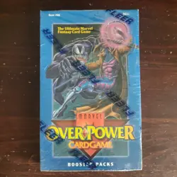 Marvel OverPower Card Game CCG Box Booster Packs FACTORY SEALED Brand New NIB - Image 1
