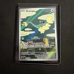 Drampa 184/162 Temporal Forces Illustration Rare Pokemon Card NM - Image 1