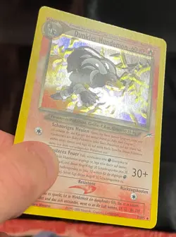 GERMAN Dark Houndoom - Holo Shift ERROR - Neo Destiny - 7/105 - Pokemon Card - Image 1