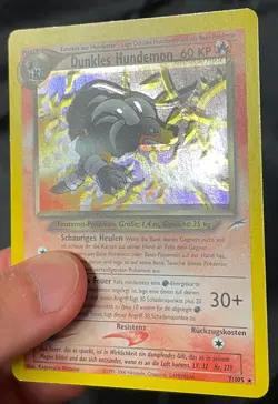 GERMAN Dark Houndoom - Holo Shift ERROR - Neo Destiny - 7/105 - Pokemon Card - Image 3