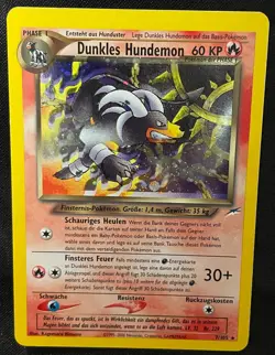 GERMAN Dark Houndoom - Holo Shift ERROR - Neo Destiny - 7/105 - Pokemon Card - Image 4