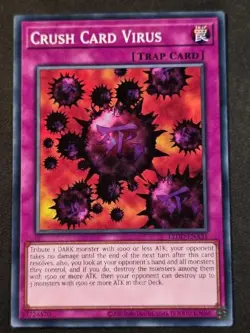 Crush Card Virus LEDD-ENA31 Legendary Dragon Decks Common LP Yu-Gi-Oh - Image 1