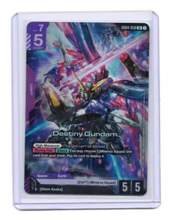 Destiny Gundam GD04-050 LR Legend Rare Phantom Aria Gundam Card Game NM - Image 1