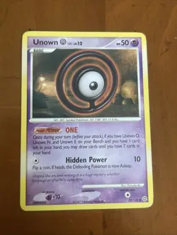 Pokemon Secret Wonders Card - Unown O 70/132 - Image 1