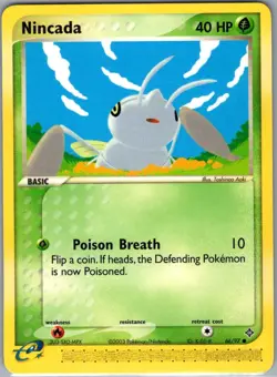 Nincada 66/97 Non Holo Dragon - Pokemon Card - NM - Image 1