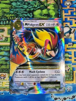 M Pidgeot EX 65/108 Ultra Rare XY - Evolutions Pokemon Card - Image 1