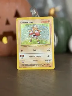 1999 Hitmonchan Base Set Holo Unlimited Rare Pokemon TCG Card 7/102 - Image 1