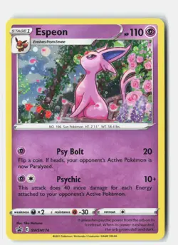 Espeon Promo Holo SWSH: Sword & Shield Promo Cards SWSH174 NM - Image 1