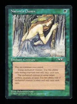* * 1x Nature's Chosen x1 * * Alliances MTG LP Lightly Played - Image 1