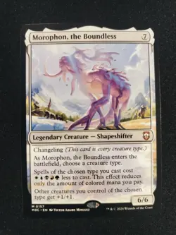 MTG Morophon, the Boundless 0157 Commander: Modern Horizons 3 NM - Image 1