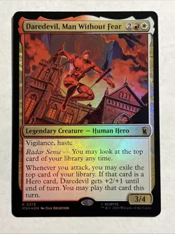 Daredevil, Man Without Fear Marvel Super Heroes Foil - Image 1