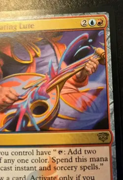 Resonating Lute 0221 Rare Secrets Of Strixhaven Magic: The Gathering - Image 3