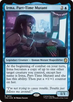 Irma, Part-Time Mutant (Surge Foil) Commander: Teenage Mutant Ninja Turtles Foil - Image 1