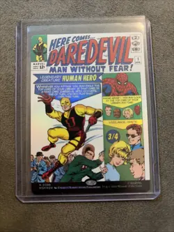 Daredevil, Man Without Fear (Borderless) (0398) Marvel Super Heroes Foil - Image 1