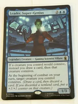 Leader, Super-Genius Marvel Super Heroes Foil 64 - Image 1