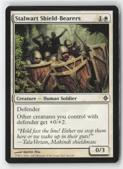 Stalwart Shield-Bearers 46 Common Rise of the Eldrazi Magic: The Gathering NM - Image 1