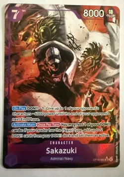 One Piece TCG Sakazuki (Alternate Art) OP16-065 The Time of Battle Foil OP16 - Image 1