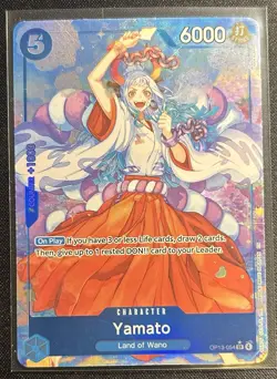 Yamato Alt Art SR Foil OP13-054 Carrying On His Will 6000 Power - Image 1
