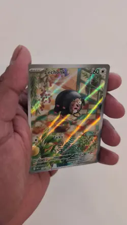 Lechonk Pokemon TCG SV03: Obsidian Flames Holo Card 209/197 NM Condition - Image 2