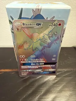 Pokemon TCG Blaziken GX Celestial Storm Holo Card 170/168 Secret Rare - Image 2