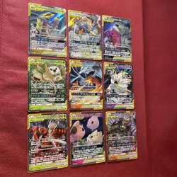 Tag Team GX RR Set of 9 Reshiram & Charizard GX SM12a Pokemon Card Japanese - Image 2