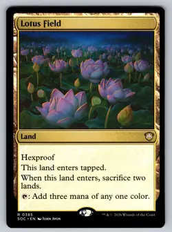 Lotus Field R Commander: Secrets of Strixhaven 385 NM - Image 1