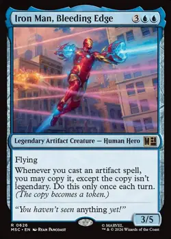 MTG Iron Man, Bleeding Edge [MSC] #626 - Image 1