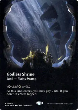 Godless Shrine (Borderless) R Edge of Eternities 280 NM - Image 1